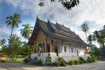 Buddhist  temple Wat Aham Outamathany in Luang Prabang in Laos.   © robnaw