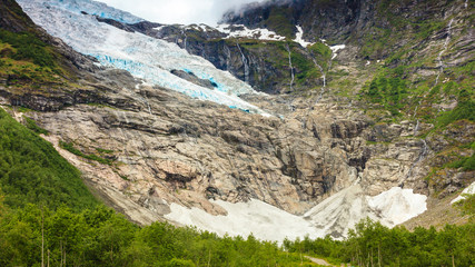 Boyabreen Glacier in Norway