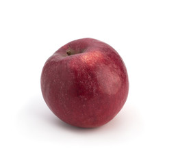 Fresh red apple isolated on white
