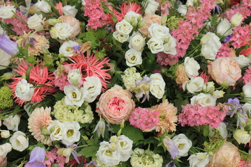 Colorful wedding flowers