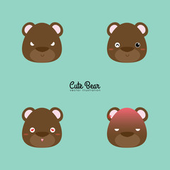 bear face expression