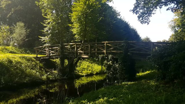 Small bridge on estate Oldruitenborgh