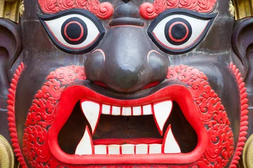 Fototapete Rund Bhairab Mask from Nepal © Paolo Gallo