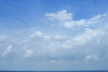 Fototapeta na wymiar blue sky clouds