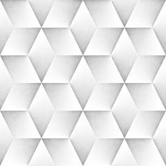 Seamless Monochrome Pattern. Grungy Geometric Shapes Tiling.