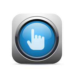 Square Push-Button - Vector