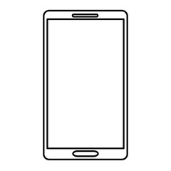 smartphone device isolated icon vector illustration design