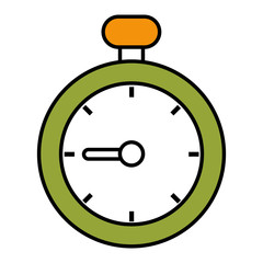 chronometer device isolated icon vector illustration design