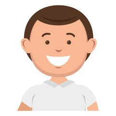 young man avatar character vector illustration design