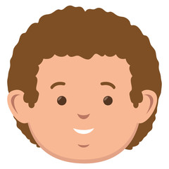 Fototapeta premium little boy avatar character vector illustration design