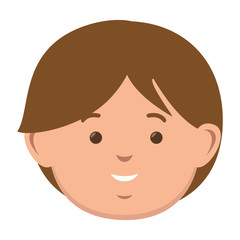 little boy avatar character vector illustration design