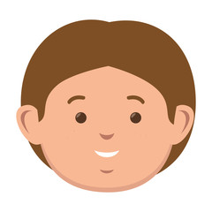 little boy avatar character vector illustration design