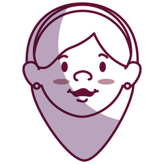 beautiful and young woman character vector illustration design