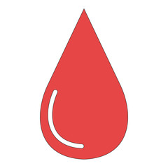 drop blood donation icon vector illustration design