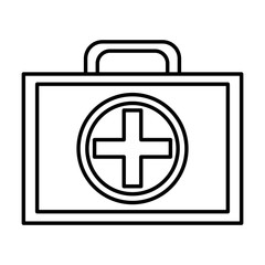 medical kit isolated icon vector illustration design