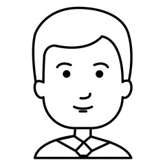 businessman worker isolated icon vector illustration design