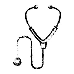 stethoscope medical isolated icon vector illustration design