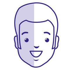 young man avatar character vector illustration design