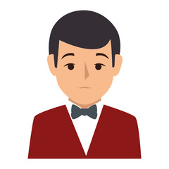 businessman worker isolated icon vector illustration design