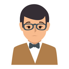 businessman worker isolated icon vector illustration design