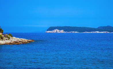 Blue Sky on Sunny Adriatic Coast