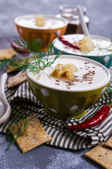 Creamy cauliflower soup