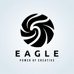 Eagle logo, Pheonix logo, bird logo, vector logo template.