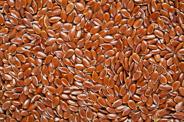 Flax seeds background
