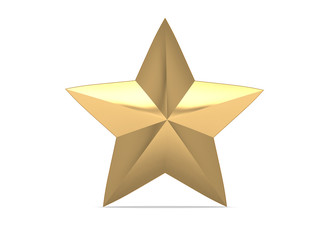 Obraz premium Christmas Star isolated on white Background.