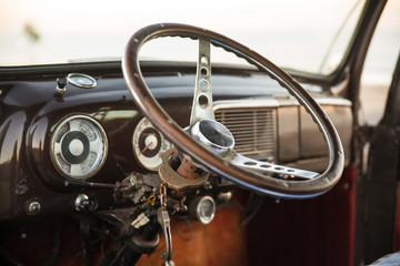 Vintage Truck Interior