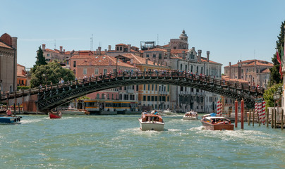 Ponte dell' Accademia, Venice, Italy.