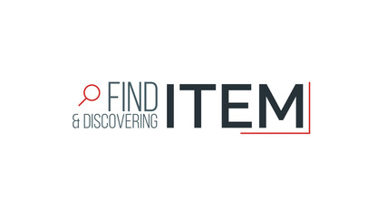 Find and Discovering Item Typography Design