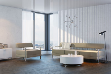 Plakat modern design of living room