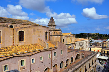 Basilica of saint savior (san salvatore) Noto Sicily Italy
