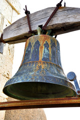 Bell of the church of San Carlo al Corso Noto Sicily Italy 