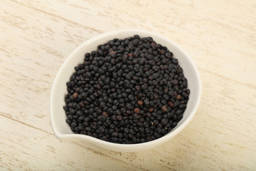 Black lentils