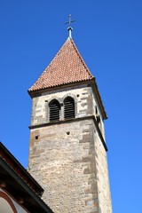 Fototapeta na wymiar Glockenturm von Peter und Paul auf der Insel Reichenau