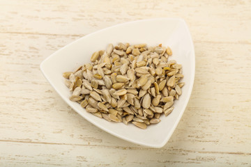 Peeled sunflower seeds