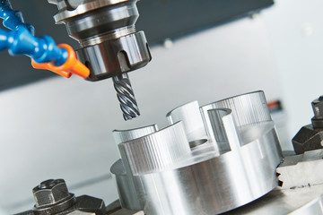 metalworking cutting process by milling cutter