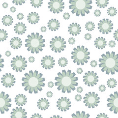 Flower seamless pattern. Seamless flower pattern. Seamless pattern with flowers. Vector illustration. Vector texture. Vector seamless pattern.