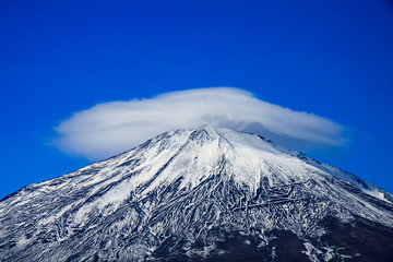 須走から笠雲富士