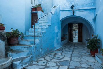 Fototapeta premium A doorway in a monastery in Tinos
