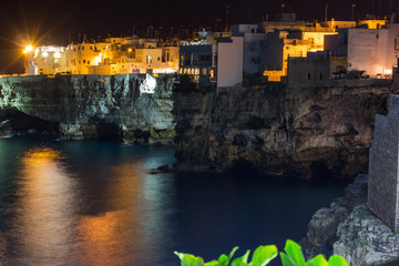 Polignano a Mare by night