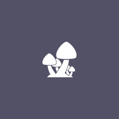 simple mushroom icon