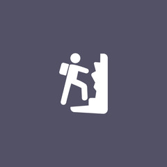 simple climbing icon