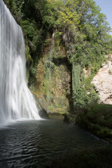 Waterfall Monasterio de piedra in Spain