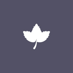 simple leaf icon