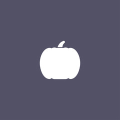 Pumpkin icon. vegetable sign