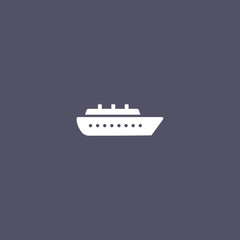 ship icon. transport sign