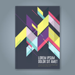 Abstract minimal geometric shapes polygon design background for business annual report book cover brochure flyer poster